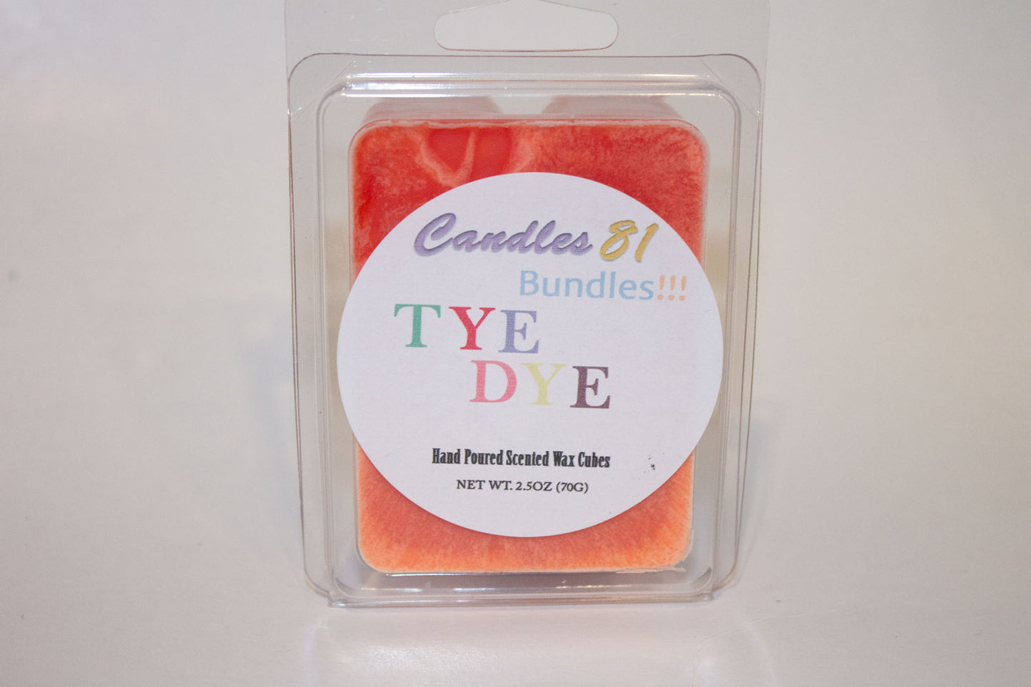 Tye Dye - Cubos de soja derretidos de 2,5 oz