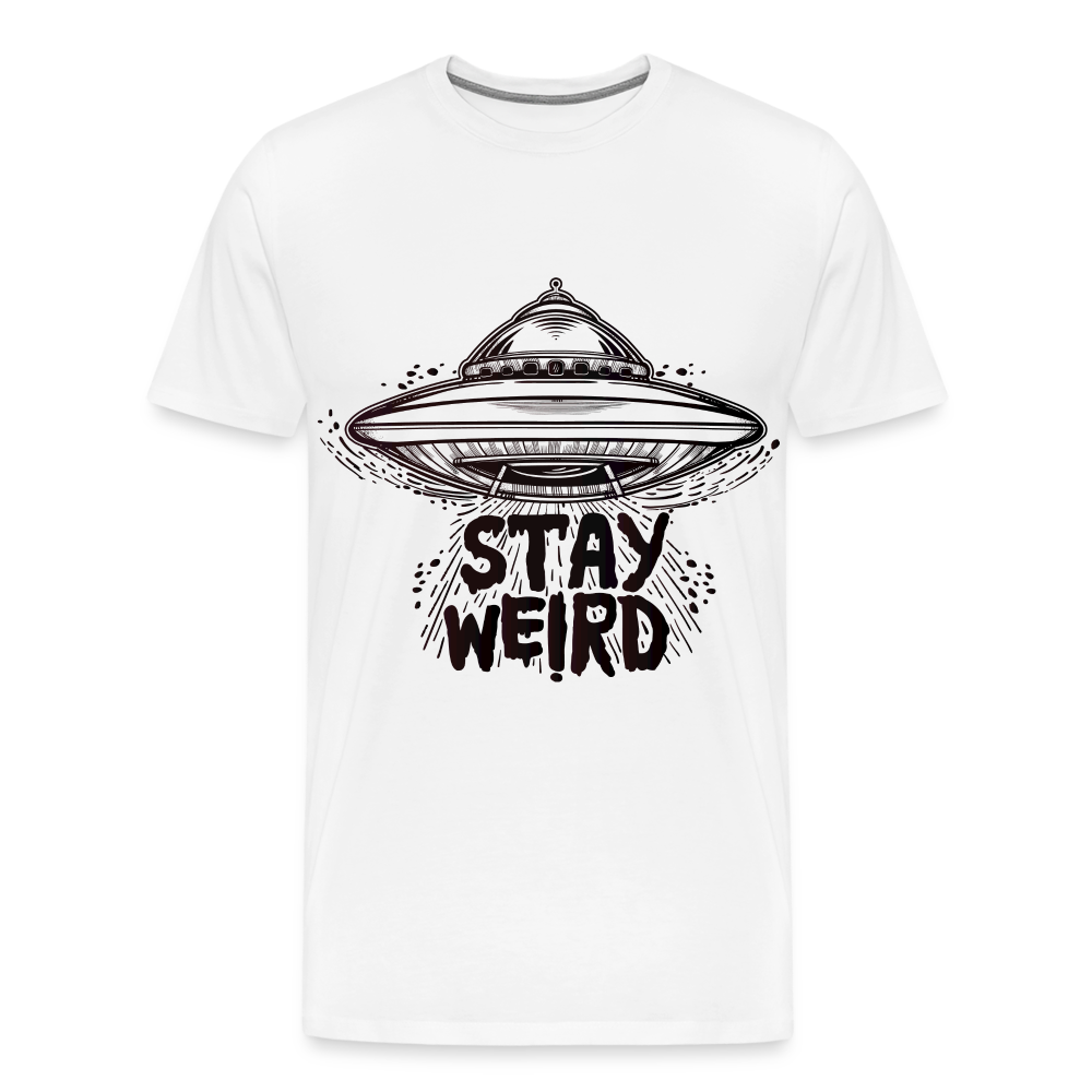 Men's Weird Premium T-Shirt - white