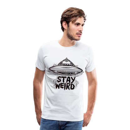 Men's Weird Premium T-Shirt - white