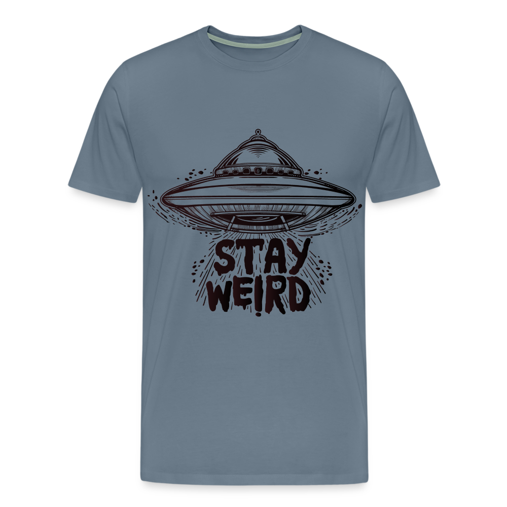 Men's Weird Premium T-Shirt - steel blue