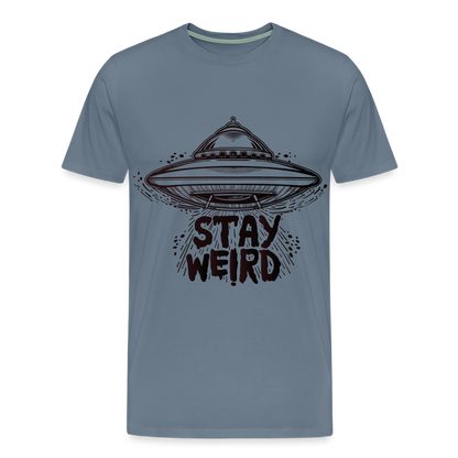 Men's Weird Premium T-Shirt - steel blue