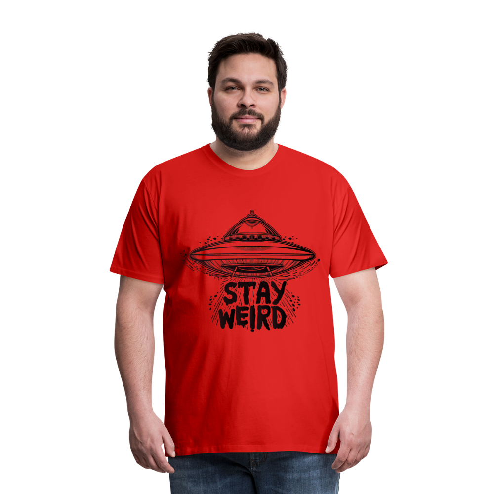 Men's Weird Premium T-Shirt - red