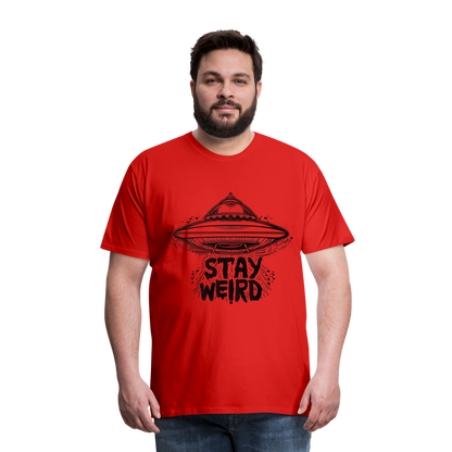 Men's Weird Premium T-Shirt - red