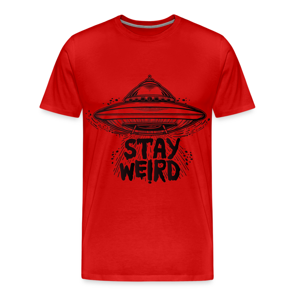 Men's Weird Premium T-Shirt - red