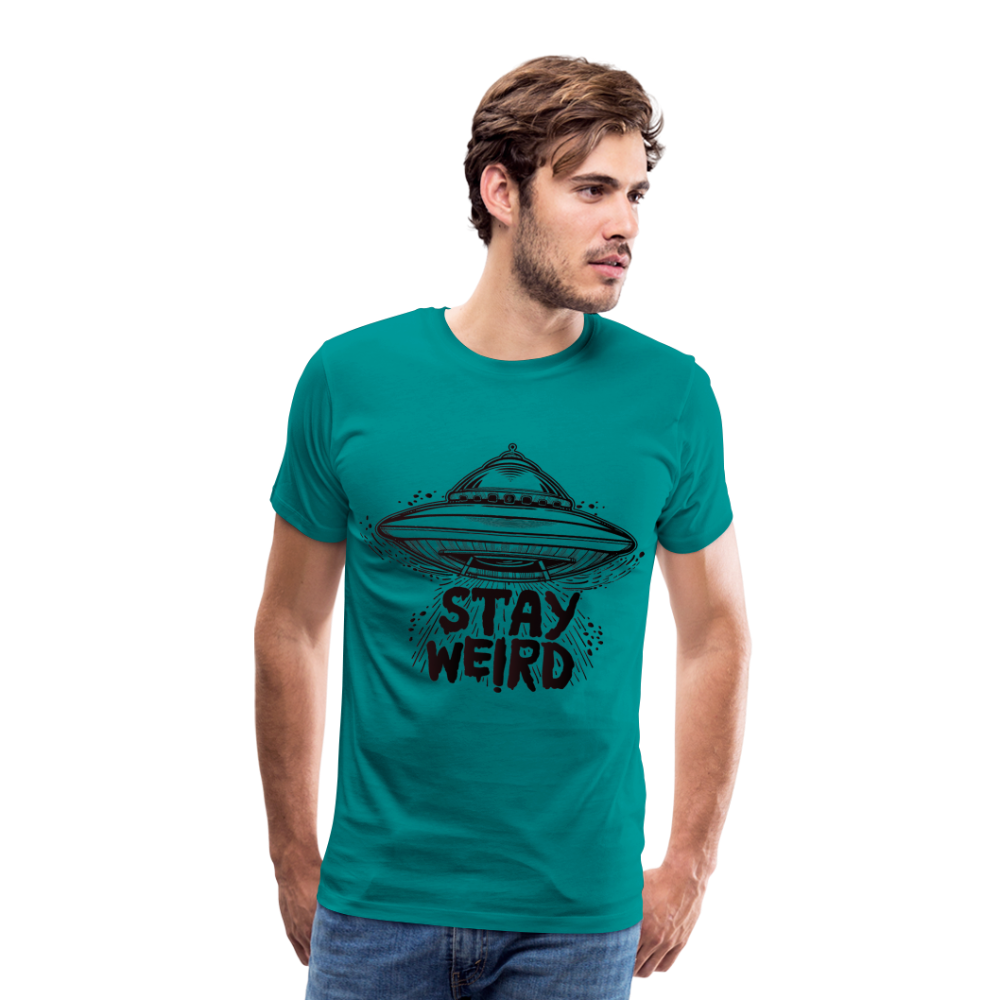 Men's Weird Premium T-Shirt - teal