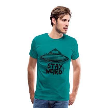 Men's Weird Premium T-Shirt - teal