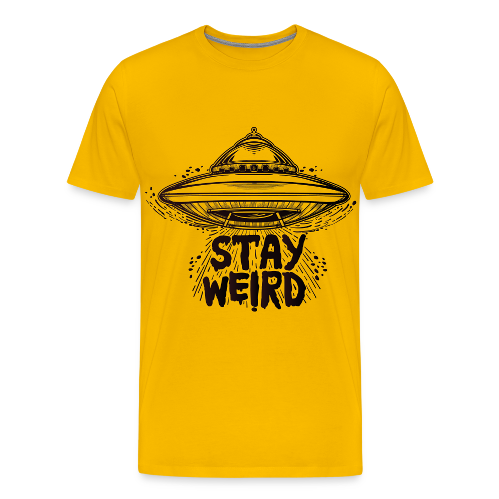 Men's Weird Premium T-Shirt - sun yellow