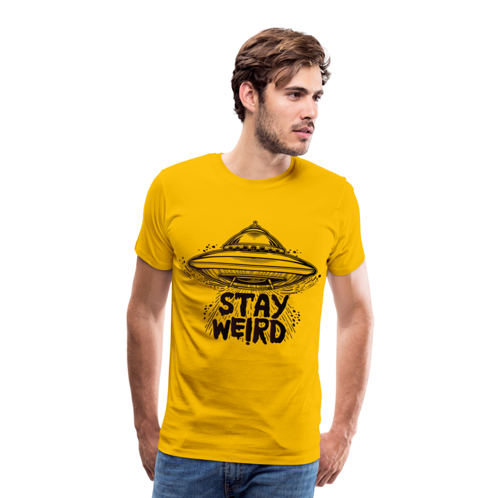 Men's Weird Premium T-Shirt - sun yellow