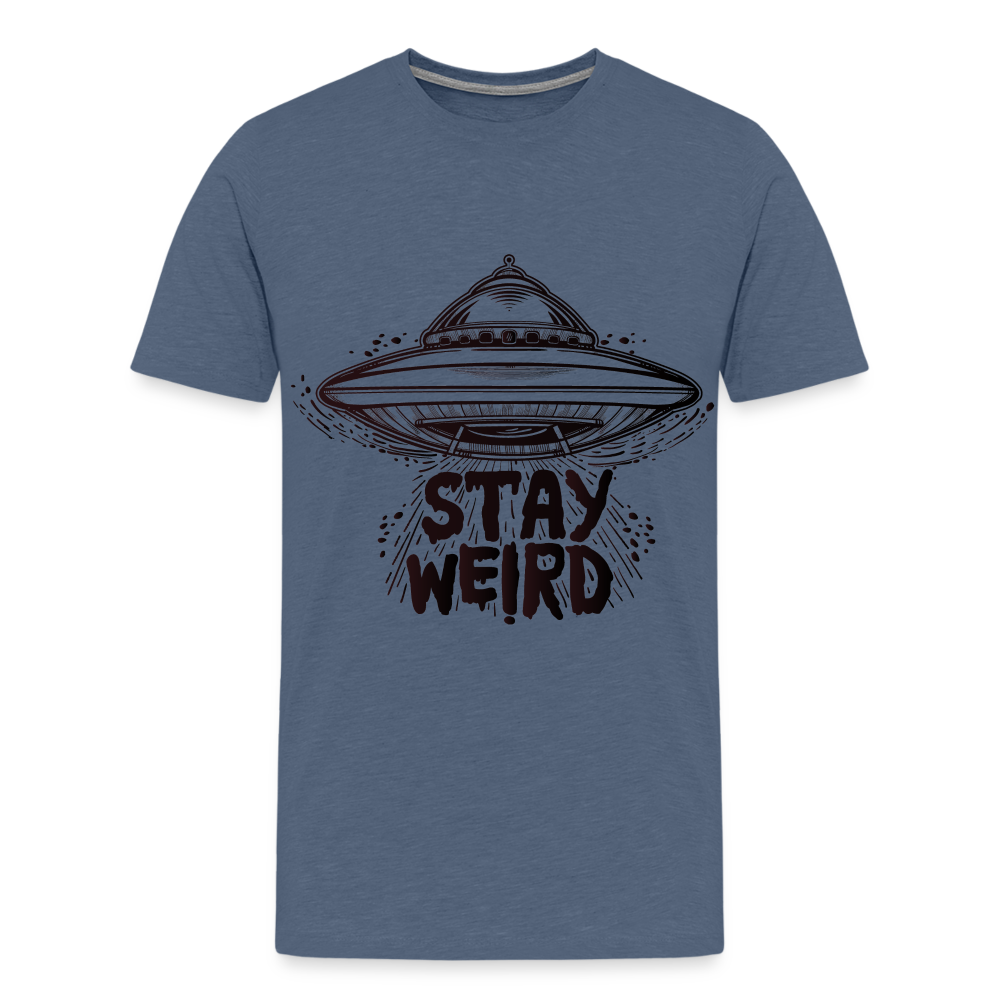 Men's Weird Premium T-Shirt - heather blue