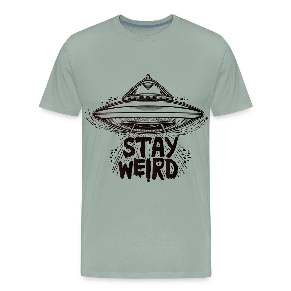 Men's Weird Premium T-Shirt - steel green